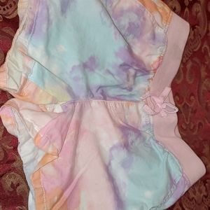 Tie dye shorts